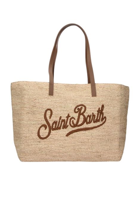 Borsa Mc2 Saint Barth Rafia City paglia logo marrone MC2 SAINT BARTH | Borse | RAFFIASITY01319H1118